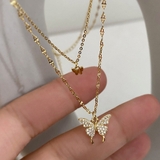 ツインバタフライネックレス ツイン バタフライ | インナーショップDiamondHearts | 詳細画像10