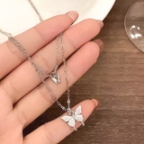 ツインバタフライネックレス ツイン バタフライ | インナーショップDiamondHearts | 詳細画像4