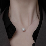 一粒パールネックレス パール ネックレス | インナーショップDiamondHearts  | 詳細画像1 