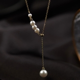 Y字パールネックレス Y字ネックレス パール | インナーショップDiamondHearts | 詳細画像14