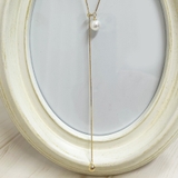 パール ループタイ ネックレス シルバー ゴールド 韓国 韓国ファッション | インナーショップDiamondHearts | 詳細画像7