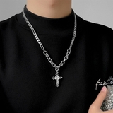 クロスチェーンネックレス 十字架 ネックレス | インナーショップDiamondHearts | 詳細画像2