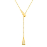 トライアングルモチーフ Y字ネックレス シルバー | インナーショップDiamondHearts | 詳細画像6