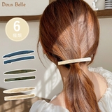 バレッタ ヘアアレンジ オーバル スクエア 大人っぽい | Doux Belle | 詳細画像1