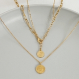 レイヤードゴールドチェーンネックレス | Doux Belle | 詳細画像6