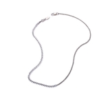 シルバー | ビジュードッキングチェーンネックレス | Doux Belle