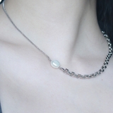 ドッキングデザインチェーンネックレス | Doux Belle | 詳細画像8