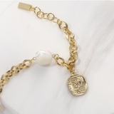 スクエアモチーフ&ストーンブレスレット | Doux Belle | 詳細画像2