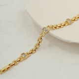 スクエアチェーンビジューブレスレット | Doux Belle | 詳細画像5