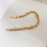 スクエアチェーンビジューブレスレット | Doux Belle | 詳細画像6