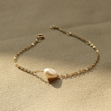ゴールド | パールストーンゴールドブレスレット | Doux Belle