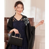 ダークグレー | アクセサリー ブローチ コサージュ 花 大きい 卒園式 | DRESS+