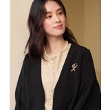 ゴールド | 2連の結び上品なゴールドブローチ 結婚式 | DRESS+