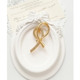 2連の結び上品なゴールドブローチ 結婚式 | DRESS+ | 詳細画像5 