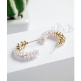 パールフープピアス | SAISON DE PAPILLON  | 詳細画像6