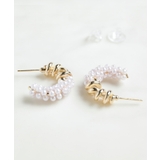 パールフープピアス | SAISON DE PAPILLON  | 詳細画像7