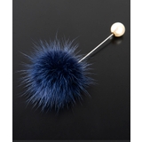 ネイビー | アクセサリ ブローチ パール | SAISON DE PAPILLON 