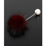 ワイン | アクセサリ ブローチ パール | SAISON DE PAPILLON 