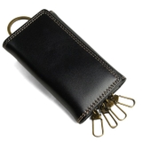 ブラック | キーケース 4連 三つ折り | e-mono men