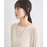 SET2点パールネックレス+2連チェーンネックレス | earth music&ecology | 詳細画像2