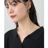 SET2点パールチェーンネックレス+コインモチーフネックレス | earth music&ecology  | 詳細画像2 