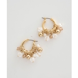 ゴールド | ビーズミックスピアス | earth music&ecology