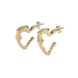 メタリックハートフープピアス | earth music&ecology | 詳細画像2