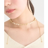 ゴールド | パールMIXスライドネックレス | earth music&ecology 