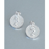 シルバー | 2WAYコインビジューピアス | earth music&ecology 