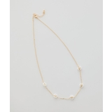 ゴールド | ビーズフラワーネックレス | earth music&ecology 