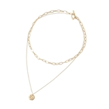 【ステンレス】コインデザインチェーンネックレス | Green Parks  | 詳細画像1 