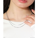シルバー | everywalk.ステンレス2本セットチェーンネックレス | Green Parks