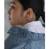 シルバー | everywalk.ステンレスチャンキーフープピアス | Green Parks