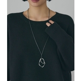 シルバー | ダブルメタル スライドロングネックレス | AMERICAN HOLIC