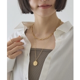 ゴールド | 【ステンレス】コイン2連ネックレス | AMERICAN HOLIC