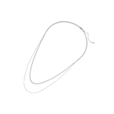 【ステンレス】モールライクチェーン2連ネックレス | AMERICAN HOLIC | 詳細画像3 