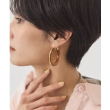 ブラウン | 【ステンレス】トートイズライクフープピアス | AMERICAN HOLIC