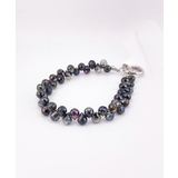 Crystal Black | Chandelier Beads Wrist Strap | earyear