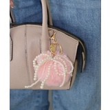 Pearl & Fake Fur Bomb Key Charm | earyear | 詳細画像7 