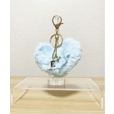 ライトブルー | Heart Bomb Fur Key Charm | earyear
