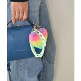 Rainbow Heart Charm & Chain Wrist Strap | earyear | 詳細画像5 