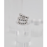 ボール3ライン-シルバー | デザインフープ片耳イヤーカフ（ボリュームデザイン） | earyear