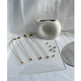 イニシャルチャーム ネックレス Stainless 316L | earyear | 詳細画像59 