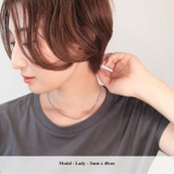 プレーンチェーンネックレス-LD Stainless | earyear | 詳細画像2 