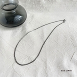 プレーンチェーンネックレス-LD Stainless | earyear | 詳細画像9 