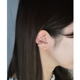 Double Curve Pearl & Metal Spiral イヤーカフ | earyear | 詳細画像6 