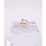 Double Curve Pearl & Metal Spiral イヤーカフ | earyear | 詳細画像8 