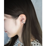 3 Layer Pearl Line Metal イヤーカフ | earyear | 詳細画像2 