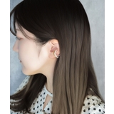 3 Layer Pearl Line Metal イヤーカフ | earyear | 詳細画像8 