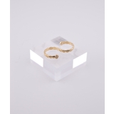 Glint Quilt Double Finger Ring | earyear | 詳細画像9 